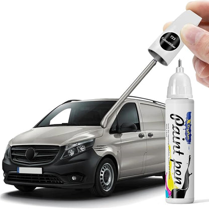 723 Cubanitsilber/Pewter Silver Touch Up Paint Compatible with Mercedes Benz, DIY Car Paint Scratch Repair, Quick & Easy Fix Automotive Scratch Repair for C/CLS/CLK/E/G/M/S/SL/SLK/SLR/Maybach