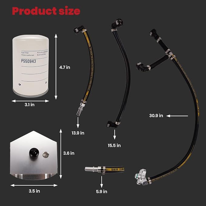CP4 Disaster Prevention Kit fits for 2011-2025 Ford F250 F350 F450 F550 Super Duty 6.7L Powerstroke Diesel - CP4-6.7F-BP-G2.1
