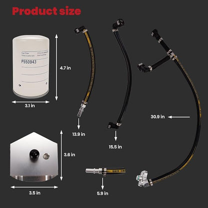 CP4 Disaster Prevention Kit fits for 2011-2025 Ford F250 F350 F450 F550 Super Duty 6.7L Powerstroke Diesel - CP4-6.7F-BP-G2.1