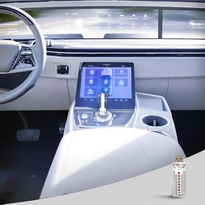 Mini USB Touch Control LED Ambient Light -4 Lighting Modes (Stable/dimmable SOS, Slow Flash, Breathing) Suitable for car interiors, Homes, Camping, and Party Decorations (White)
