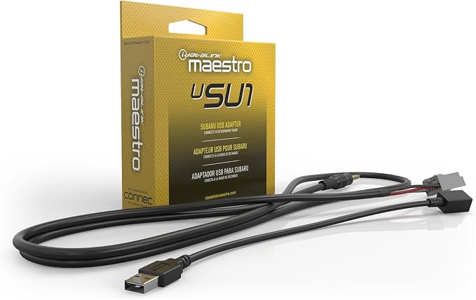 Idatalink Maestro Acc-USB-SU1 USB Adapter for Select 2008-2014 Subaru Vehicles - Allows You to Connect The Factory USB Port and AUX Input to a New car Stereo.