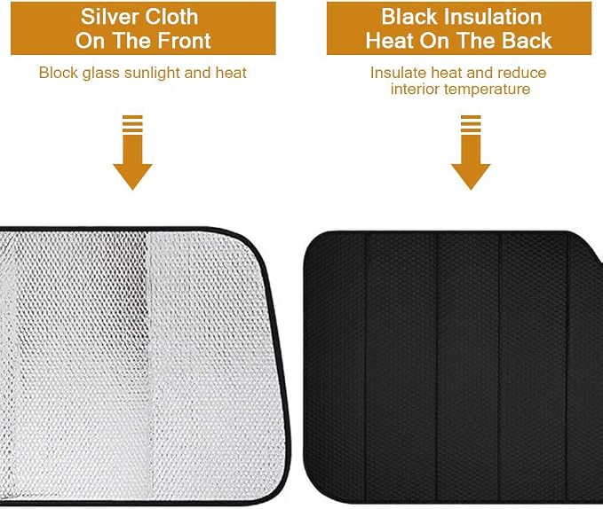 Big Hippo Windshield Sun Shade for 2007-2023 Wrangler Rubicon Sahara TJ JK JKU 2 & 4 Door-Blocks UV Rays Sun Visor Protector,Car Sun Shade Keep Your Vehicle Cool,Car Window Shade