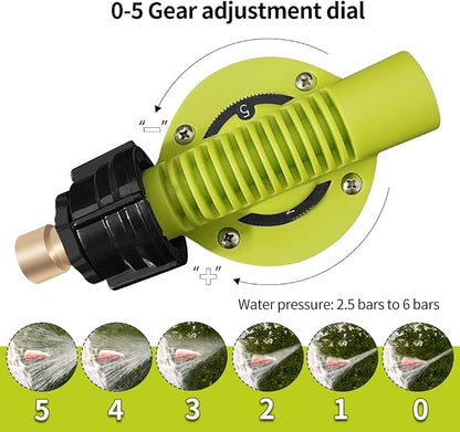 ESP Car Wash Foam Gun for Garden Hose Adjustable Hose Wash Sprayer Thick Filtration with Metal Handle Washing Mitts 6 Levels of Foam Concentration Snow Foam Blaster Quick Connector to Any Cleaning