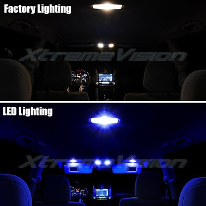 XtremeVision Interior LED for Lexus LS460 LS600h 2007-2014 (13 Pieces) Blue Interior LED Kit + Installation Tool