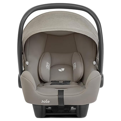 Joie Baby, Rue Lightweight Infant Car Seat & Anti-Rebound Base, Side-Impact Protection, 5-Point Harness, and UPF 50+ Canopy for Newborns and Infants (Dove)