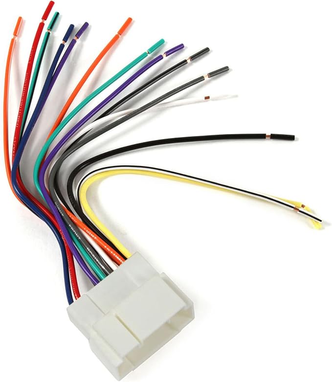 Scosche HA08B Aftermarket Radio Wiring Harness for Select 1998-11 Acura and Honda - Aftermarket Radio Wire Harness for Car Stereo - Check Vehicle List Below for Your Model