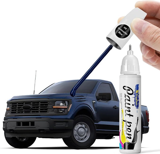 HX Antimatter Blue Touch Up Paint Compatible with Ford, DIY Car Paint Scratch Repair, Quick & Easy Fix Automotive Scratch Repair for F-150/Mustang/Expedition/Lightning/Responder/Escape/Bronco