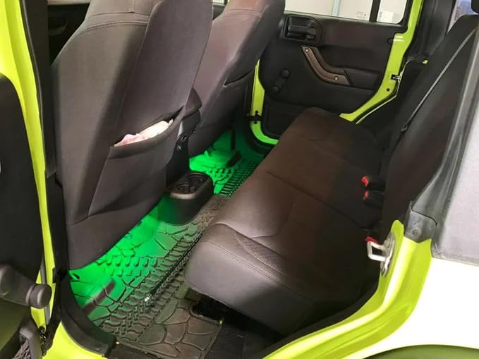 ORACLE Lighting 3805-004 Universal Green Ambient LED Lighting Footwell Kit - Waterproof - Easy Installation - Ultra Flexible - Indoor or Outdoor Application