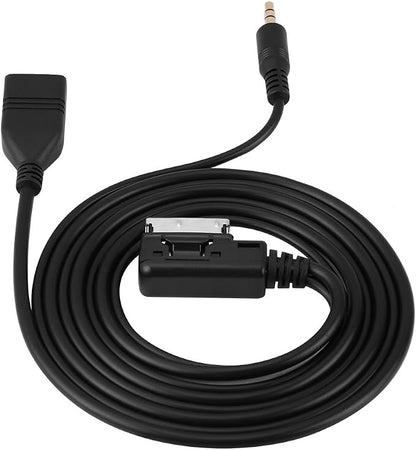 Yctze Accessories Car Audio AUX USB Adapter Cable Cable Adapter Converter Cable C63 E200l CLS E S ML Class
