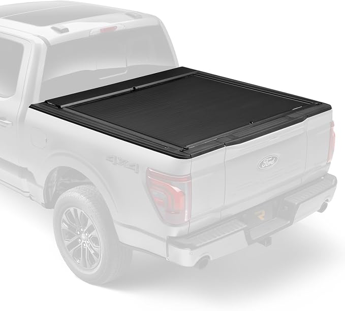 RealTruck Roll-N-Lock A-Series XT Retractable Truck Bed Tonneau Cover | 224A-XT | Fits 2019 - 2025 Chevy/GMC Silverado/Sierra 1500 Not compatible with Carbon Pro bed 6' 7" Bed (79.4")