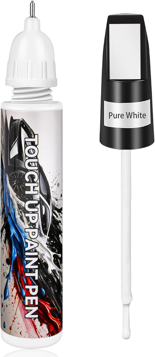 Touch Up Paint for Cars, White Car Paint Touch Up, Car Paint Scratch Repair, Auto Paint Repair Pen, Professional Seamless Coverage, Color Accurate, Long lasting Adhension, Fast Drying