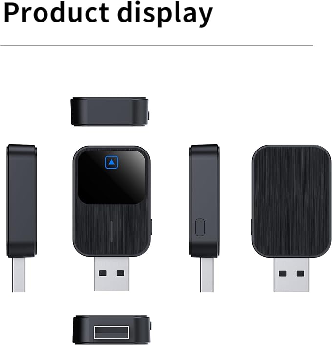 Sehawei 2-in-1 Wireless CarPlay/Android Car Adapter 2025 Upgrade Wired CarPlay to Wireless Mini USB & Reset Button Design for Cars Built-in CarPlay/Android Car