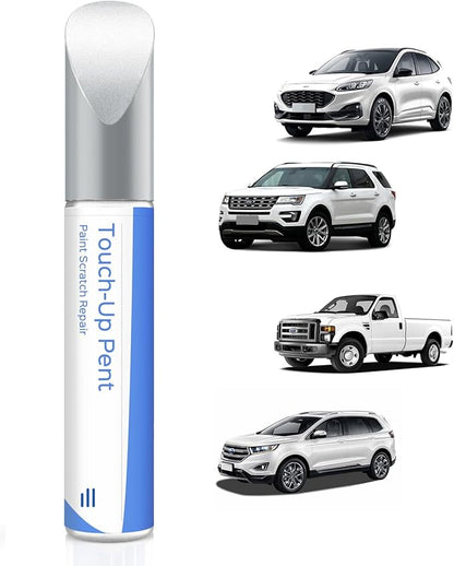 YZ/Z1/M6887 Oxford White Touch Up Paint Compatible with Ford Exact Match–Chips and Nicks Touch Up