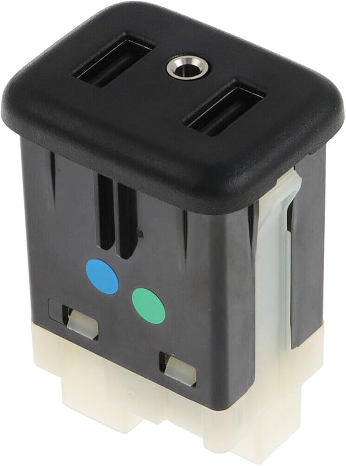 13519224 USB Port AUX Jack Auxiliary Input Adapter Compatible with Chevy Buick GMC Cadillac 2015-2018 Replaces# 13509942 13510854 23496501 CarPlay