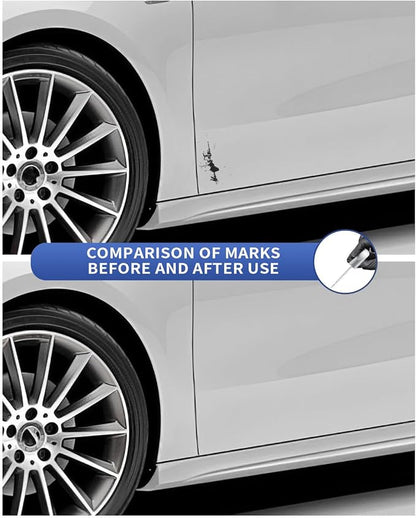 650/9650 Calcite/Cirrus White Touch Up Paint Compatible with Mercedes-Benz Exact Match–Chips and Nicks Touch Up