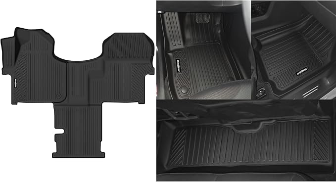 Floor Mats for Mercedes-Benz Sprinter 2019-2025, All Weather TPE Protector for Mercedes-Benz Sprinter Floor Liner Accessories