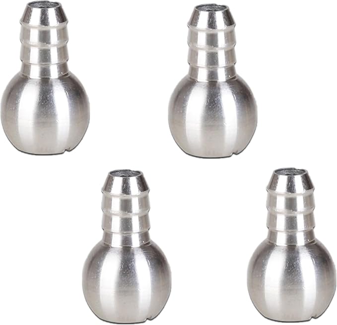 4-Pack Stainless Steel Foam Cannon Straw Weights | Replacement Sinkers & Dip Tube Heads, For Pressure Washer Foam Cannons, Car Foam Blasters & Snow Foam Lances