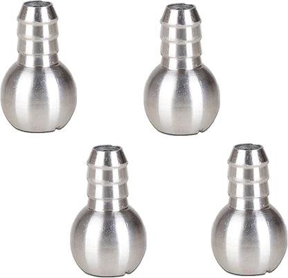 4-Pack Stainless Steel Foam Cannon Straw Weights | Replacement Sinkers & Dip Tube Heads, For Pressure Washer Foam Cannons, Car Foam Blasters & Snow Foam Lances