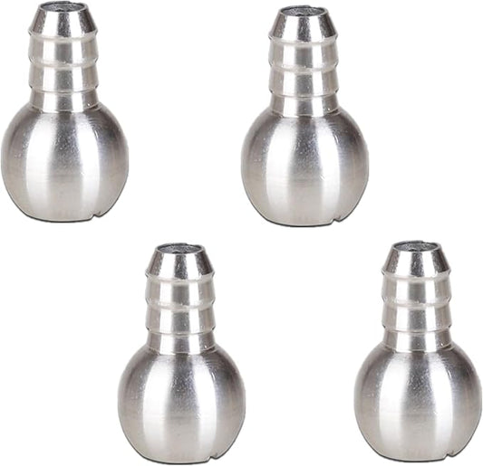 4-Pack Stainless Steel Foam Cannon Straw Weights | Replacement Sinkers & Dip Tube Heads, For Pressure Washer Foam Cannons, Car Foam Blasters & Snow Foam Lances