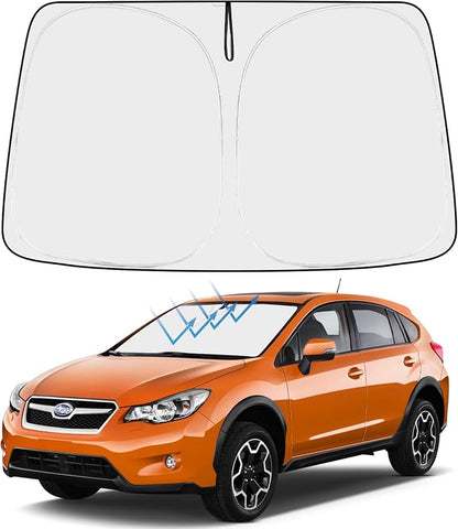 Proadsy 2026 Upgrade Front Windshield Sun Shade Foldable Sunshade Protector Sun Visor Custom Fit 2012-2017 Crosstrek 2.0i Premium Limited Wagon Accessories