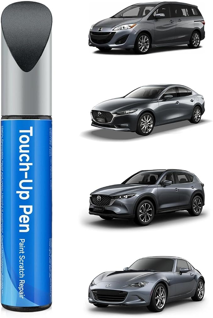 47C Polymetal Gray Metallic Touch Up Paint Compatible with Mazda Exact Match Touch Up Paint Car Scratch Repair