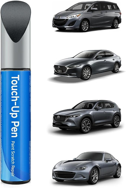 47C Polymetal Gray Metallic Touch Up Paint Compatible with Mazda Exact Match Touch Up Paint Car Scratch Repair