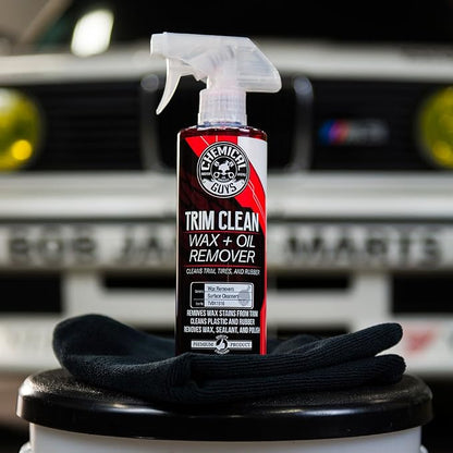 Chemical Guys TVD11516 Trim Clean Wax and Oil Remover (Works on Trim, Tires, and Rubber) Safe for Cars, Trucks, SUVs, Motorcycles, RVs & More, 16 fl oz
