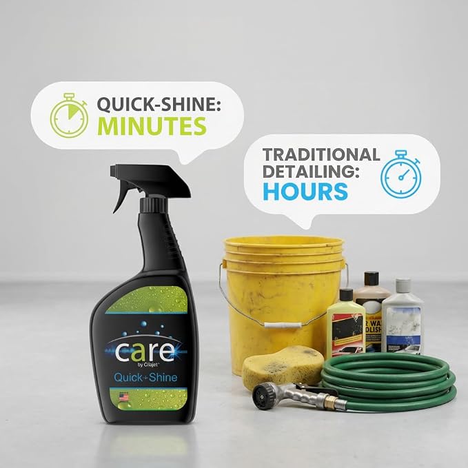 Auto Care Quick-Shine Car Polish Spray, Car Coating Spray for Shine & Protection, Long-Lasting Car Shine, Low-VOC, Professional Car Detailing Supplies, 32 oz