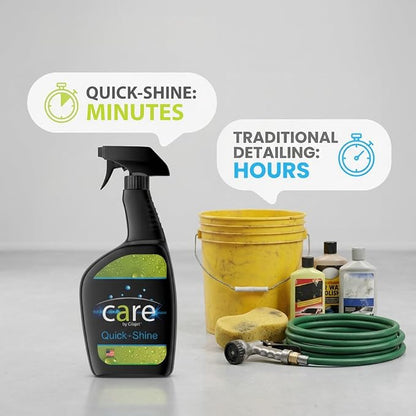 Auto Care Quick-Shine Car Polish Spray, Car Coating Spray for Shine & Protection, Long-Lasting Car Shine, Low-VOC, Professional Car Detailing Supplies, 32 oz