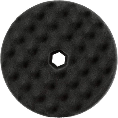 3M Perfect-it Foam Hook & Loop Polishing Pad, 3285, 6 in, Black, Buffing Pad, Eliminates Swirl Marks, For Automotive Polishing