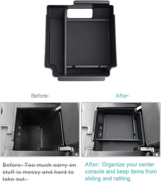 CDEFG for 2025 2026 Acura MDX Center Console Organizer for 2025 2026 Acura MDX Accessories MDX Middle Console Organizer 2025 2026 MDX Armrest Compartment Storage Box