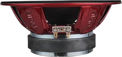 DS18 PRO-X8.4M Loudspeaker - 4", Midrange, Red Steel Basket, 550W Max, 275W RMS, 8 Ohms - Premium Quality Audio Door Speakers for Car or Truck Stereo Sound System (1 Speaker)
