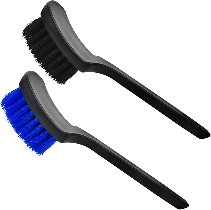 Car Cleaning Brush,Tire Brush,Cleaning Brush, Tire Brushes for Cleaning Rims Cleaning Brushs for Car Interior and tire (Blue+Black)
