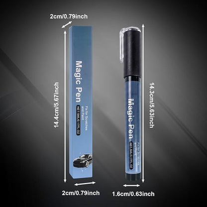 All Cars Magic Pen, 3 PCS Car Scratch Remover for Vehicles, Black Car Paint Scratch Repair, Quick & Easy Paint Repair for All Vehicles, Fix Scratches, Chips & Scuffs Instantly