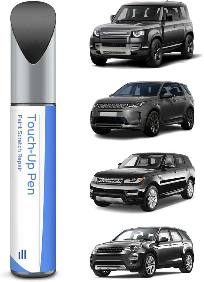 Carpathian Gray Metallic(2204/LKT/1AU) Touch Up Paint Compatible with Land Rover Exact Match Chips and Nicks Touch Up