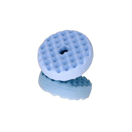 3M Perfect-It Ultrafine Polishing Pad, 33286, 6 in, 1 Pad, Blue, Double sided, Waffle Face, Polishing for Automotive