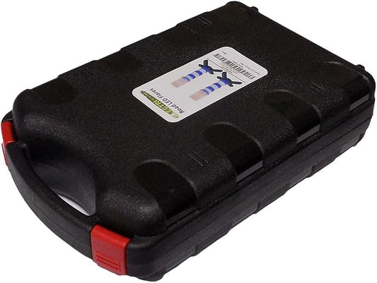 Electriduct Road Emergency Beacon LED Flare KIT with Storage Case - Blue | 3 Kits