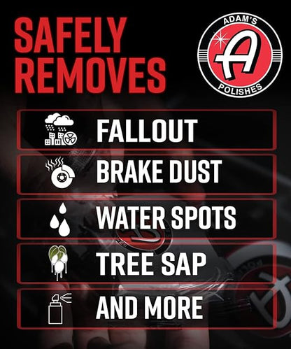Adam's Polishes Fine Grade Clay Bar - Removes Debris & Dirt from Vehicle for Paint, Glass, Trim, Wheels | Add Shine, Gloss & Restore Depth of Color