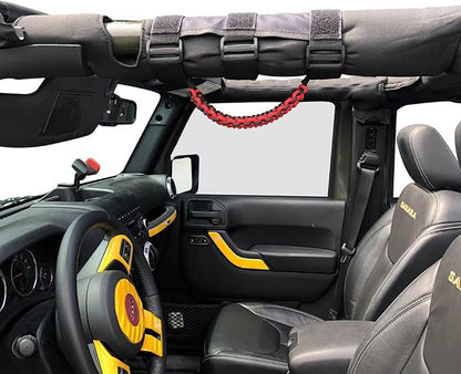 SXMA Hand Hold Fabric Handle for Je EP JK Wrangler 2007-2017, Oxford Grab Bars Grip 1pair Front Rear Universal, J308
