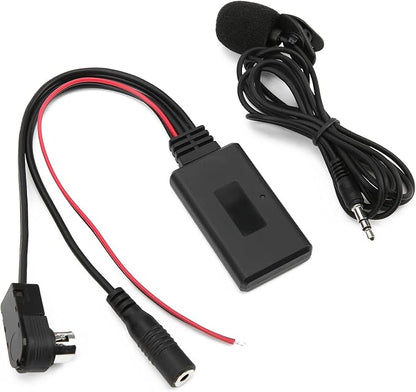 POCREATION Stable Data, Ai Net Bluetooth Bluetooth 5.0 Aux Cable Adapter with Microphone Handsfree Fit, for Cda 9857 Cda 9886 Cda 117