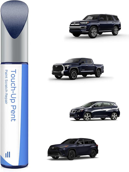 8S6 Dark/Nautical Blue Metallic Touch Up Paint Compatible with Toyota Exact Match Chips and Nicks Touch Up