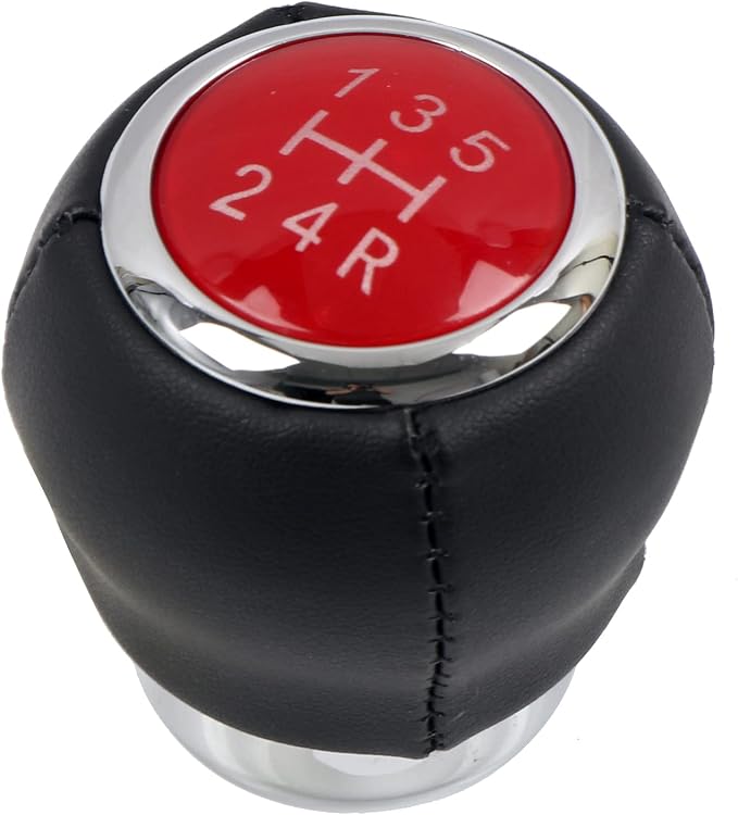 HIGH FLYING for Subaru WRX STI 2007-2021, BRZ/for Toyota 86 (ZN6/ZC6) 2012-2021 Car Accessories Inner Plastic & Leather Gear Shift Knob Replacement 1pc (5-Speed)