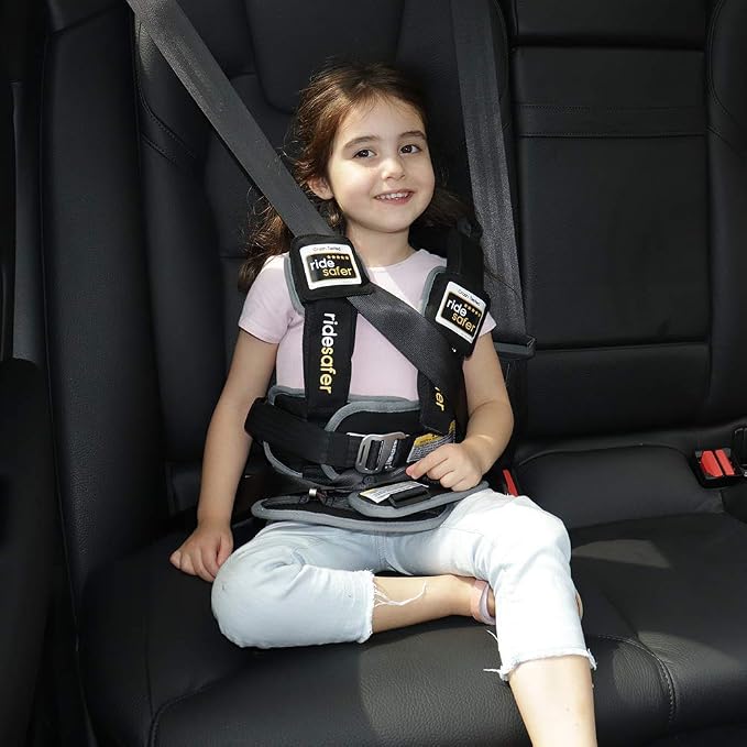 RideSafer Gen 5 - Extra Small (XS) Yellow, Lightweight, Compact, Portable Car Seat, 2+ Years; 26.5–40 lb - Perfect for Travel and Everyday Child Safety