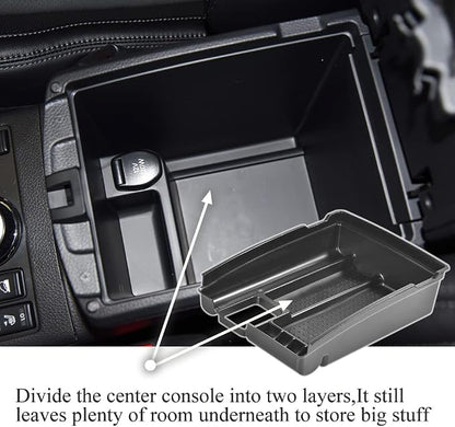 Center Console Organizer Storage Box Compatible with Nissan Rogue 2014-2020 Rogue Sport 2017-2022 Murano 2015-2024 ABS Insert Tray Organizer Glove Pallet