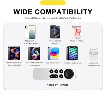 10FT AirPods 4 Charger, USB A to USB C Cable for AirPods Pro 2 (2nd Gen), AirPod MAX 2,Car Carplay Cable Compatible for iPhone 17/17E/16E/16/15, 17 Pro Max,Air, 15 16 Plus Car Cable Cord Replacement