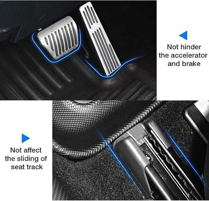 All Weather Rubber Car Floor Mats Compatible with 2013-2017 Honda Accord, Custom Fit Car Mat Full Set with Raised Edge, Odorless, Easy to Install in 5 min, Non-Slip Surface, No Need Trimming