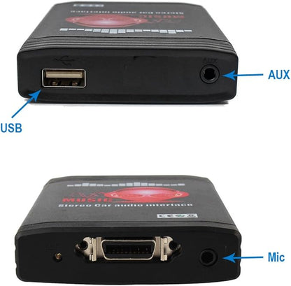 Bluetooth Car Kit, Yomikoo Car Audio USB AUX Stereo Wireless Hands Free Auto Bluetooth Adapter for AudiA2 A3 A4 S4 A6 S6 A8 S8 TT