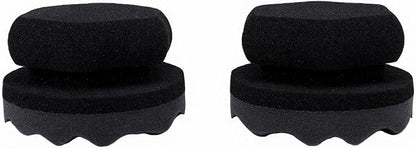 Hex Grip Tire Dressing Applicator Pad, 2PCS Reusable Foam Sponge with Wavy Contoured Surface for Even Shine Car Detailing (L (37.8 X 25.2in))
