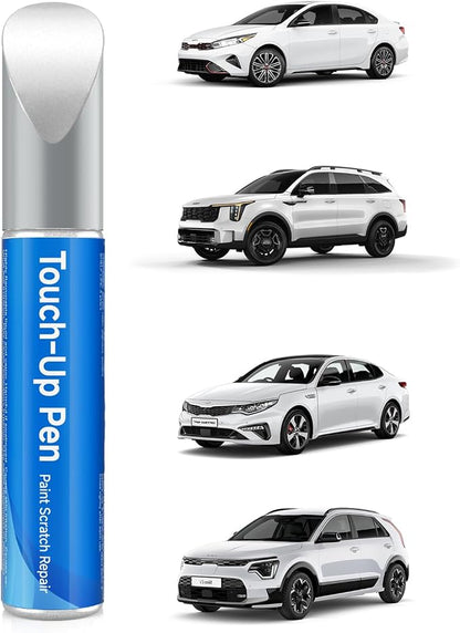 SWP Snow White Pearl Tricoat Touch Up Paint Compatible with Kia Exact Match Touch Up Paint Car Scratch Repair