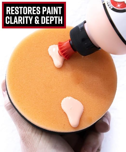 Adam's Polishes Car Scratch & Swirl Remover Hand Correction System | Remove & Restore Paint Transfer, Minor Imperfections, & Oxidation | Paired with Orange Compound Correction Pad Applicator (4oz)